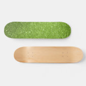 Green Glitter Skateboard (Horizontaal)