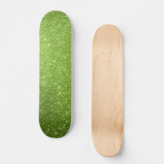 Green Glitter Skateboard (Voorkant)