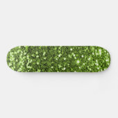 Green Glitter Skateboard (Horizontaal)