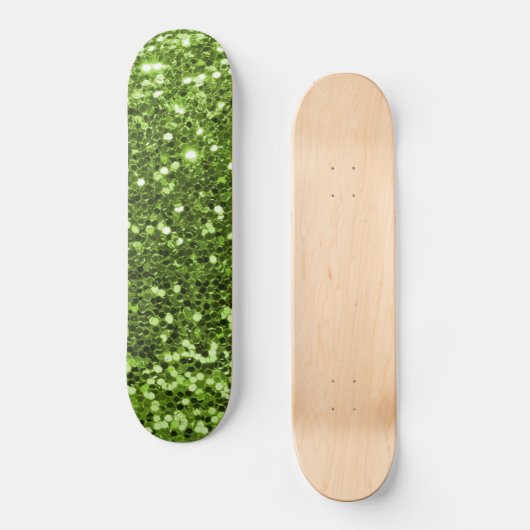Green Glitter Skateboard (Voorkant)