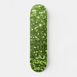 Green Glitter Skateboard