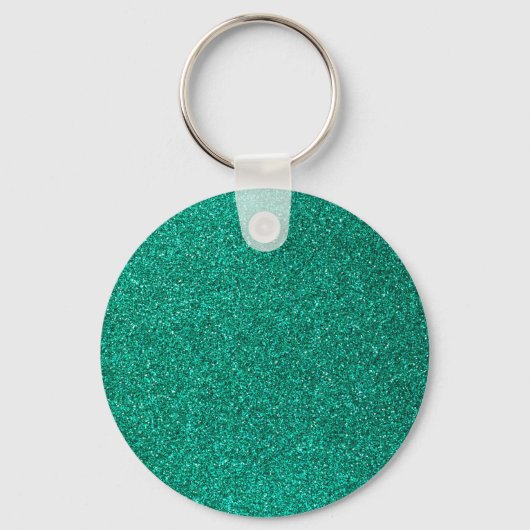 Green Glitter Sleutelhanger (Voorkant)