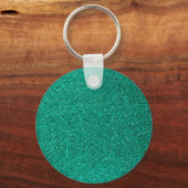 Green Glitter Sleutelhanger (Voorkant)