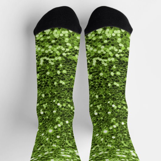 Green Glitter Sokken (Top)