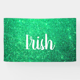 Green Glitter St Patrick's Day Irish Trendy Cool Spandoek