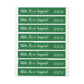 GREEN Glitter SURPRISE Wrap de Etiketten van het A (Vel)