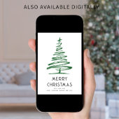 Green Glitter Tree 2026 Kalender Vrolijk Kerstfees Feestdagenkaart