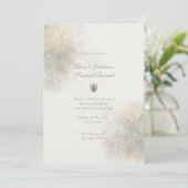 Green Glitter Waterverf Vormen bruiloft Kaart (Staand voorkant)