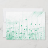 Green Glitter Zal je mijn Bridesmaid-uitnodiging z Kaart (Achterkant)