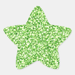 Green Glitters Sticker