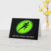 Green Glow Fitness en Personal Training Logo Kaart (Gele Bloem)