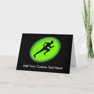 Green Glow Fitness en Personal Training Logo Kaart