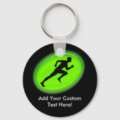 Green Glow Fitness Logo Sleutelhanger (Achterkant)