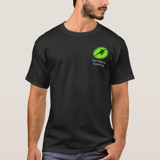 Green Glow Fitness Logo T-shirt (Voorkant)
