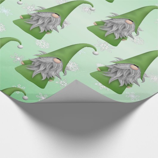 Green Gnome Cadeaupapier (Hoek)