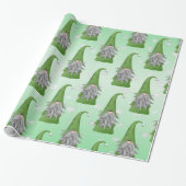Green Gnome Cadeaupapier (Uitgerold)