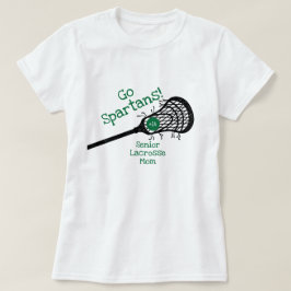 Green Go Team Lacrosse mama T-shirt