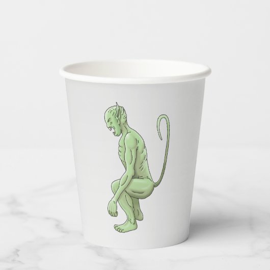 Green Goblin Papieren Bekers (Achterkant)