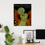 Green Goddess Absinthe Poster (Thuiskantoor)