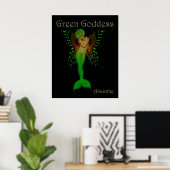 Green Goddess Absinthe Poster (Thuiskantoor)