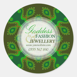 Green Goddess Mode Retail Product Sticker