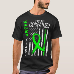 Green Godfather Kidney Disease Cerebral Palsy Awar T-shirt