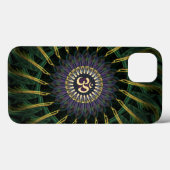 Green Gold Aum Swirl New age Case-Mate iPhone Case (Achterkant (horizontaal))