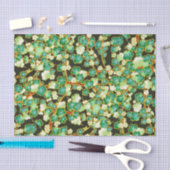 Green Gold Blossom Branches  Origami Floral Tissuepapier (Craft)