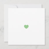 Green Gold Booze Food Bad Dance Move Save the Date Kaart (Achterkant)