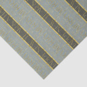 Green Gold Christmas Pattern#35b ID1009 Tissuepapier (Detail)