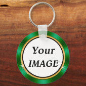 Green Gold Class Reunion Souvenirs, School Photo Sleutelhanger (Achterkant)