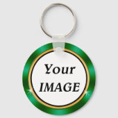 Green Gold Class Reunion Souvenirs, School Photo Sleutelhanger (Achterkant)
