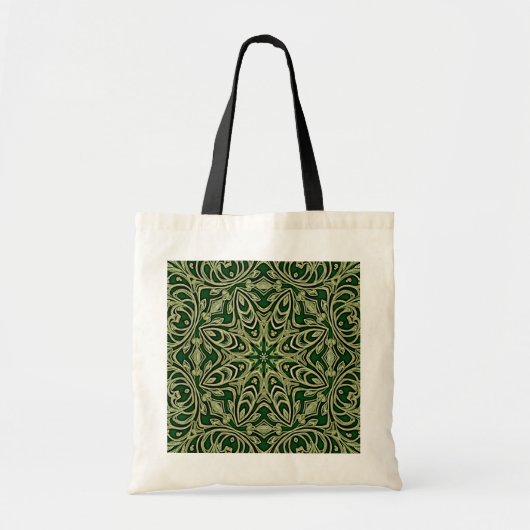 Green Gold Decoratieve Canvas tas (Voorkant)