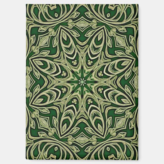 Green Gold Decorative Magnet (Voorkant)