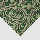 Green Gold Decorative Tissue Paper Tissuepapier (Detail)