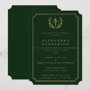 Green/Gold Doctor in de osteopathische geneeskunde Kaart