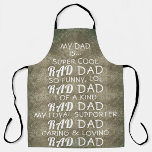 Green Gold Festive   RAD DAD   VADERDAG Schort