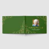 Green Gold Funeral condolence | Foto Memorial Gastenboek (Volledig)