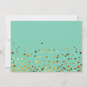 Green Gold Glitter MATRON VAN HONOR (Achterkant)