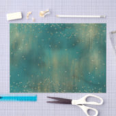 Green Gold Glitter Sparkle Kerstmis Tissuepapier (Craft)