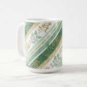 GREEN & GOLD IRISH BRANCHES & VINES KOFFIEMOK (Voorkant links)