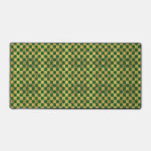 GREEN & GOLD IRISH CELTIC SHAMROCKS BUREAUMAT (Voorkant)
