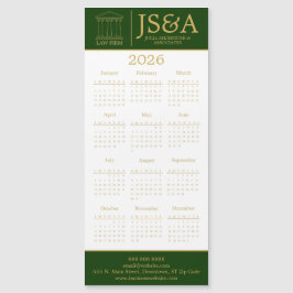 Green Gold Justice Columns Law Firm Logo 2026