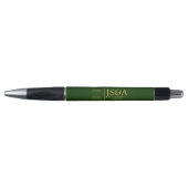 Green Gold Justice Columns Law Firm Pen (Voorkant)