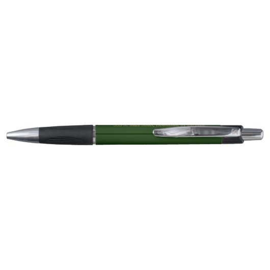 Green Gold Justice Columns Law Firm Pen (Achterkant)