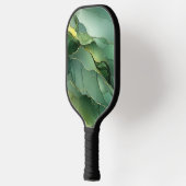 Green Gold Marble Pickleball Paddle (Links)