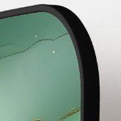 Green Gold Marble Pickleball Paddle (Links Detail)
