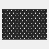 Green Gold Merry kerstmis snowflakes kerst Inpakpapier Vel (Voorkant 3)