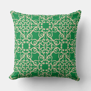 Green Gold Neutral Hampton Abstract Modern Kussen