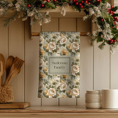 Green Gold Personalized Kitchen Towel Chic Look Theedoek